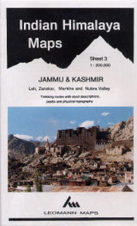 Buy map Indian Himalaya, Jammu & Kashmir sheet 3 - Nubra Valley, Leh, Zanskar