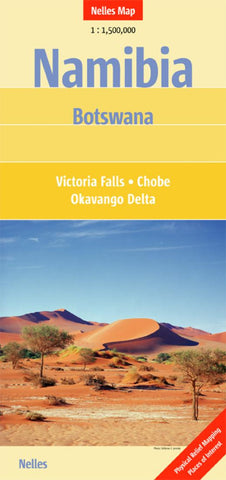Buy map Namibia and Botswana by Nelles Verlag GmbH