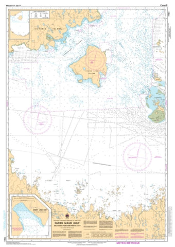 Buy map Queen Maud Gulf Eastern Portion/Partie Est by Canadian Hydrographic Service