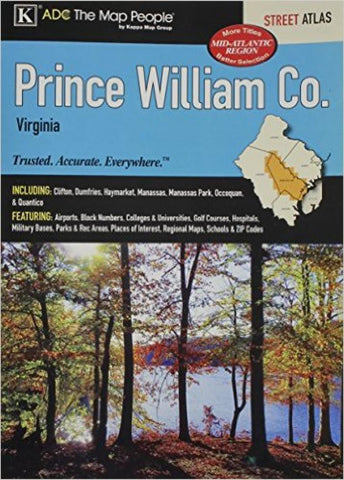 Buy map Prince William County, Virginia, Atlas by Kappa Map Group
