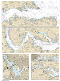 Buy map Potomac River; District of Columbia (12285-41) by NOAA