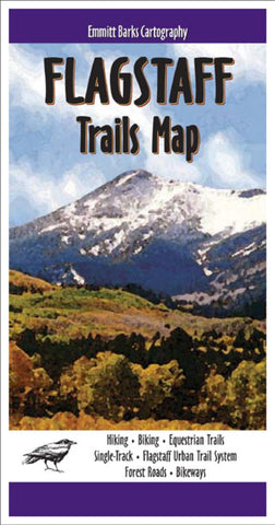 Buy map Flagstaff, Arizona, Trails Map by Emmitt Barks Cartography