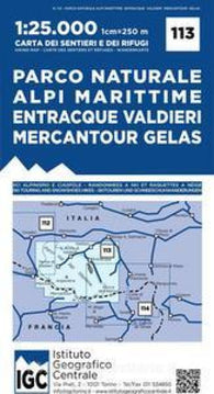 Buy map Parco naturale Alpi Marittime, Entracque, Valdieri, Mercantour, Gelas 1:25.000