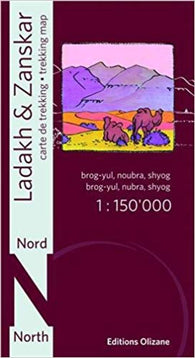 Buy map Ladakh & Zanskar (North) Trekking Map (India)