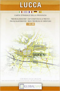 Buy map Lucca Province, Italy by Litografia Artistica Cartografica