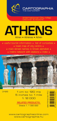 Buy map Athens City Map