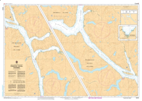 Buy map Princess Royal Channel by Canadian Hydrographic Service