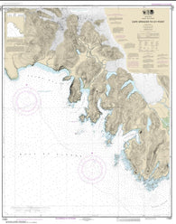 Buy map Cape Spencer to Icy Point (17301-9) by NOAA