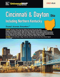 Buy map Cincinnati & Dayton, OH, with N Kentucky, Street Atlas by Kappa Map Group