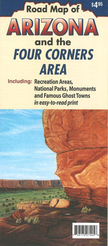Buy map Arizona and the Four Corners area by North Star Mapping