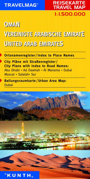 Buy map Oman and the United Arab Emirates by Kunth Verlag