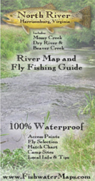 Buy map North River VA River Map and Fly Fishing Guide