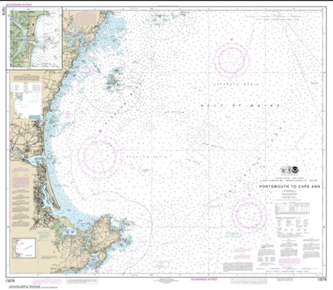 Buy map Portsmouth to Cape Ann; Hampton Harbor (13278-28) by NOAA