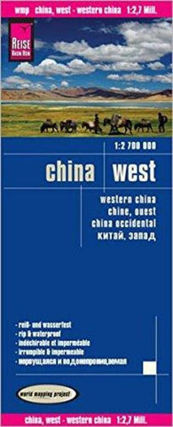 Buy map China, Western by Reise Know-How Verlag