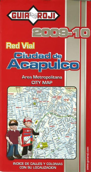 Buy map Acapulco, Mexico, Metropolitan Area by Guia Roji