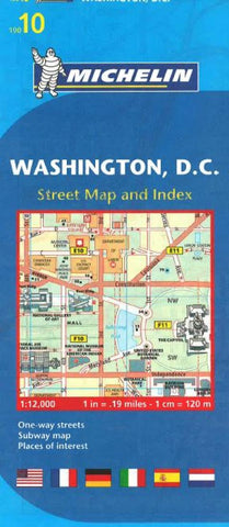 Buy map Washington, DC (10) by Michelin Maps and Guides