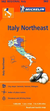 Buy map Italy, Northeast (562) by Michelin Maps and Guides