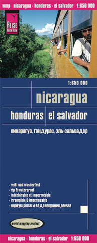 Buy map Nicaragua, Honduras and El Salvador by Reise Know-How Verlag