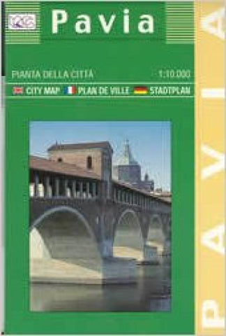 Buy map Pavia, Italy by Litografia Artistica Cartografica