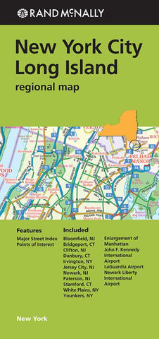 Buy map New York City and Long Island, New York Regional