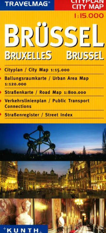 Buy map Brussels, Belgium by Kunth Verlag