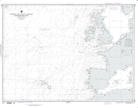 Buy map North Atlantic Ocean - Northeastern Part (NGA-126-39) by National Geospatial-Intelligence Agency