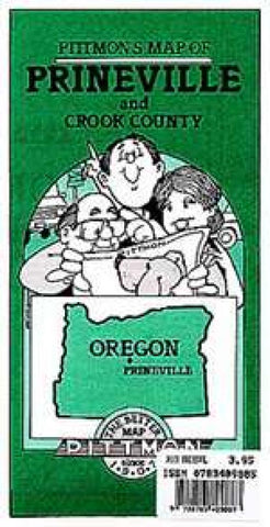 Buy map Prineville and Crook County, Oregon by Pittmon Map Company