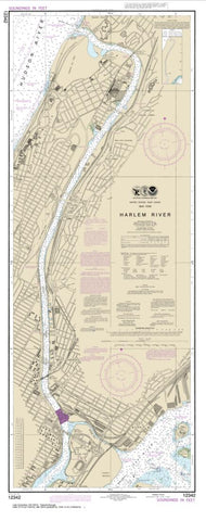 Buy map Harlem River (12342-24) by NOAA