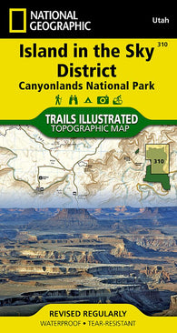 Buy map Canyonlands National Park, Island in the Sky District, Map 310