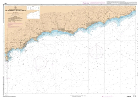 Buy map Du Cap Ferrat a Capo San Lorenzo by SHOM