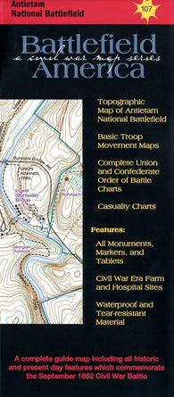 Buy map Antietam National Battlefield, Map 107 by Trailhead Graphics, Inc.