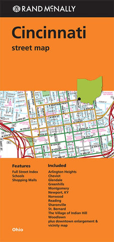Buy map Cincinnati, Ohio by Rand McNally