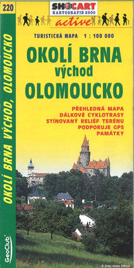 Buy map Okolí Brna východ Olomoucko