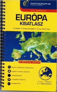Buy map Europe, Road Atlas (Hungarian ed.) by Cartographia