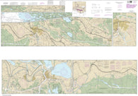 Buy map Intracoastal Waterway Catahoula Bay to Wax Lake Outlet including the Houma Navigation canal (11355-30) by NOAA