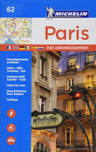 Buy map Paris : par arrondissement