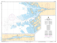 Buy map Byng Inlet and Approaches/et les Approches by Canadian Hydrographic Service