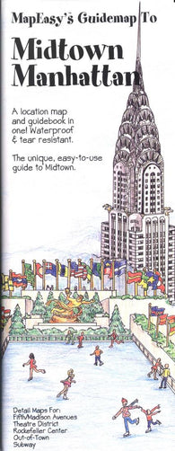 Buy map Midtown Manhattan, NY Guidemap by MapEasy, Inc.