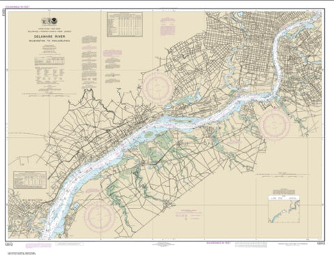 Buy map Delaware River Wilmington to Philadelphia (12312-56) by NOAA