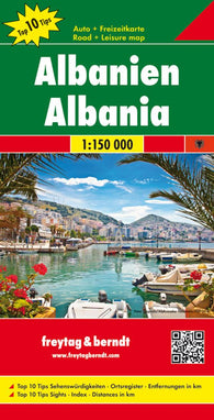Buy map Albania by Freytag-Berndt und Artaria