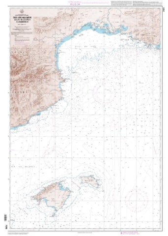 Buy map Des iles Baleares (Islas Baleares) a Marseille by SHOM