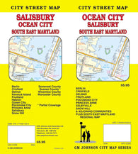 Buy map Ocean City, Salisbury and Southeast Maryland by GM Johnson