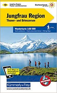 Buy map Jungfrau Region, Switzerland Hiking Map