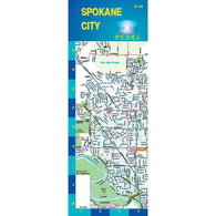 Buy map Spokane, Washington, Pearl Map, laminated by GM Johnson
