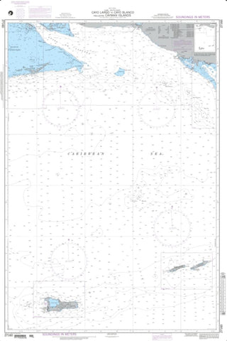 Buy map Cayo Largo To Cayo Blanco Including Cayman Islands (NGA-27160-2) by National Geospatial-Intelligence Agency