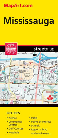 Buy map Burlington, Mississauga, Oakville, Milton, Carlisle, Kilbride and Waterdown Street Map