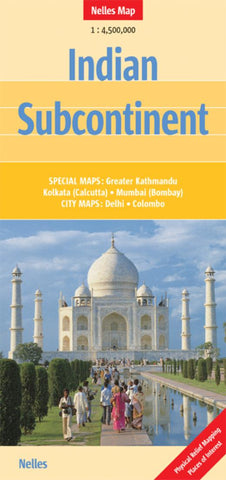 Buy map Indian Subcontinent by Nelles Verlag GmbH