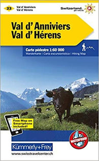 Buy map Val dAnniviers : Switzerland Hiking Map #23