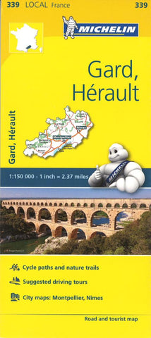 Buy map Gard, Herault, France (339) by Michelin Maps and Guides