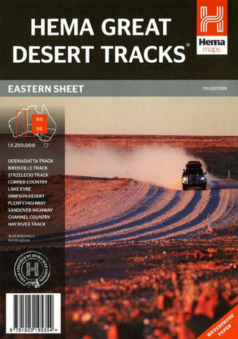 Buy map Australia, Eastern, Great Desert Tracks, 7th edition by Hema Maps